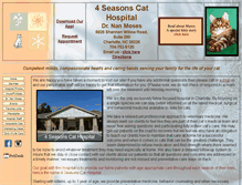 Tablet Screenshot of 4seasonscathospital.com